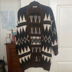 Mango sparkly cozy sweater